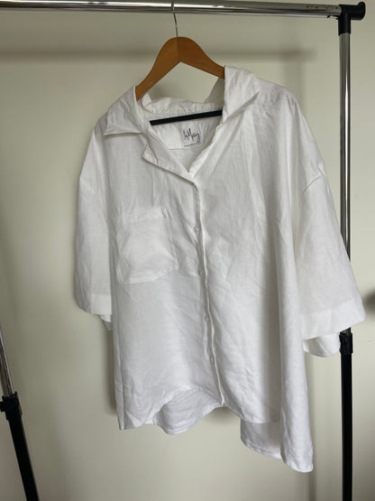 SAMPLE Harper Shirt in White