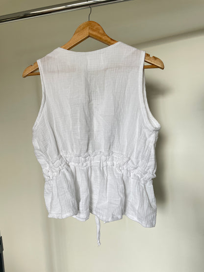 SAMPLE Juliette Top in White