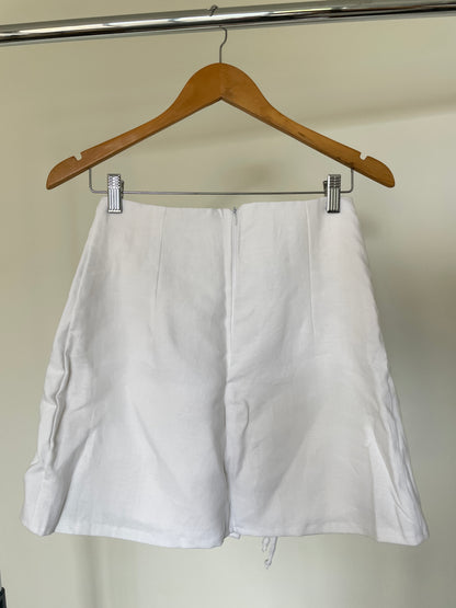 SAMPLE Odette Skort in White