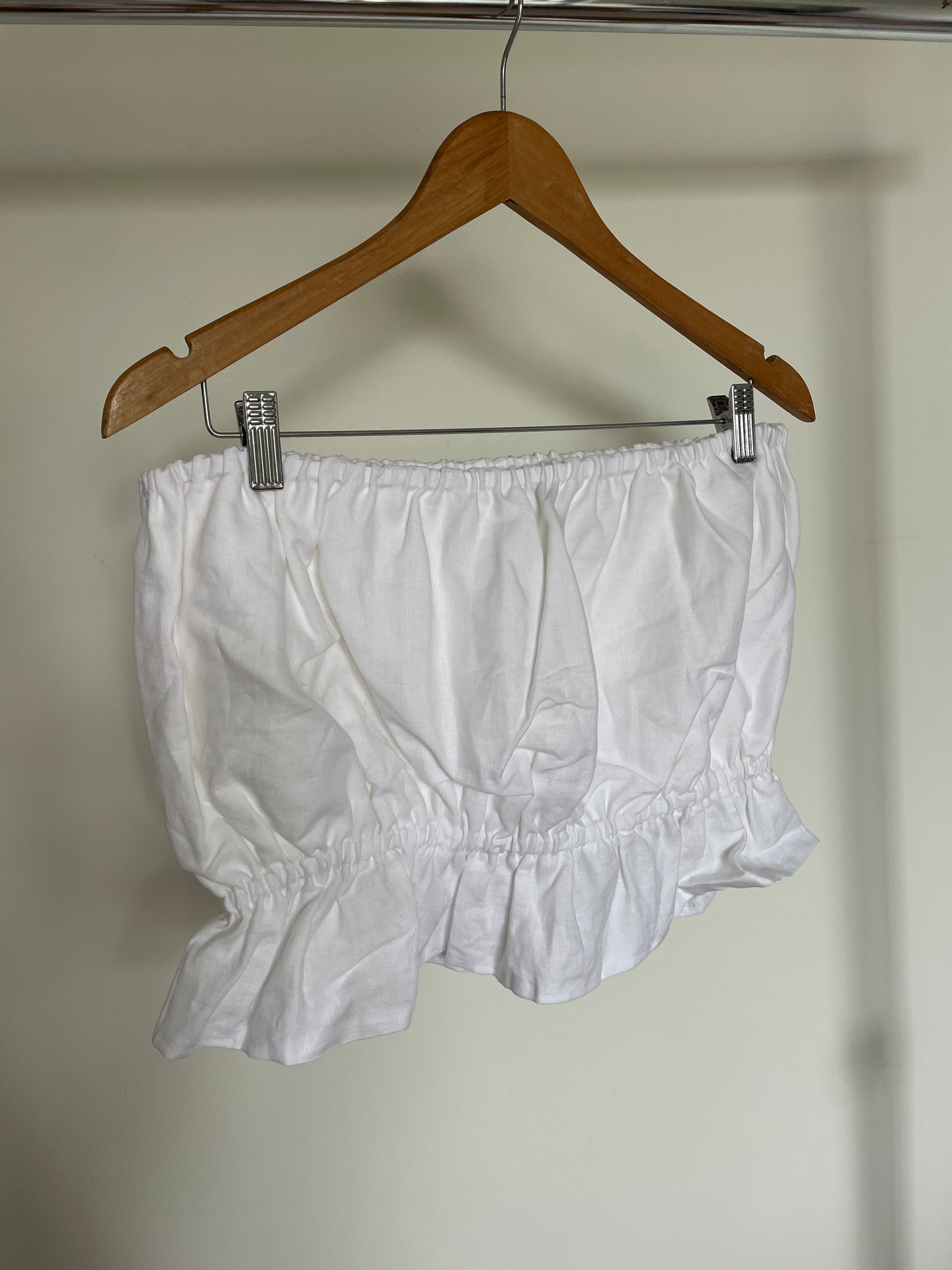 SAMPLE Billie Bandeau in White (2XL + 4XL)