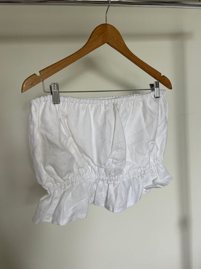 SAMPLE Billie Bandeau in White (2XL + 4XL)