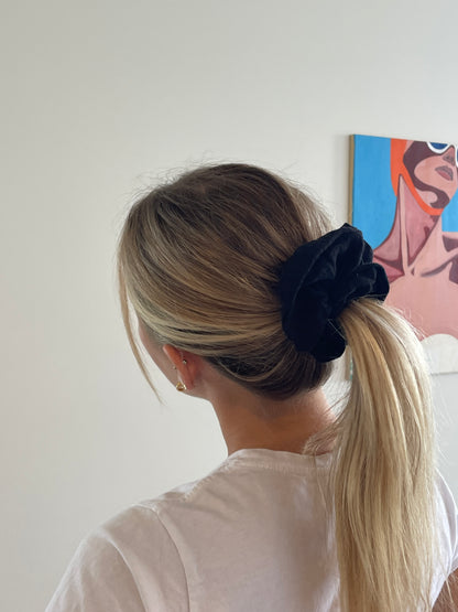 Cotton Scrunchie Black