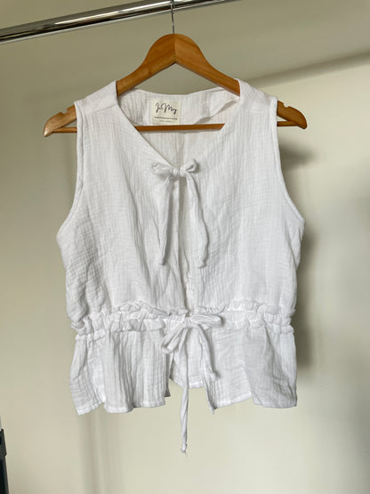 SAMPLE Juliette Top in White