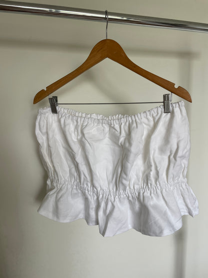 SAMPLE Billie Bandeau in White (2XL + 4XL)