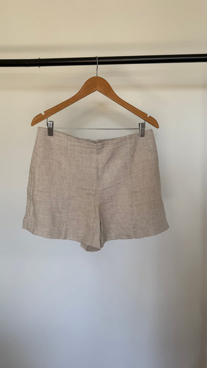 SAMPLE Paloma Shorts in Oat (L, XL)