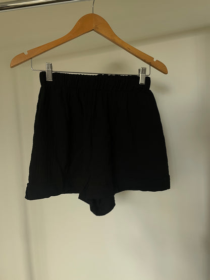 Cotton Tree Shorts in Black