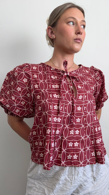 SAMPLE Palma Blouse in Sakura (M)