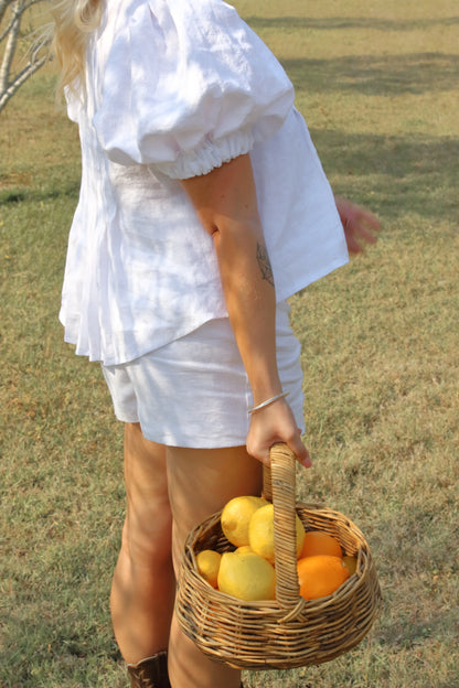 Palma Blouse in White