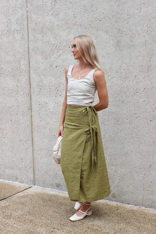 SAMPLE Odette Top in Oat (XS)