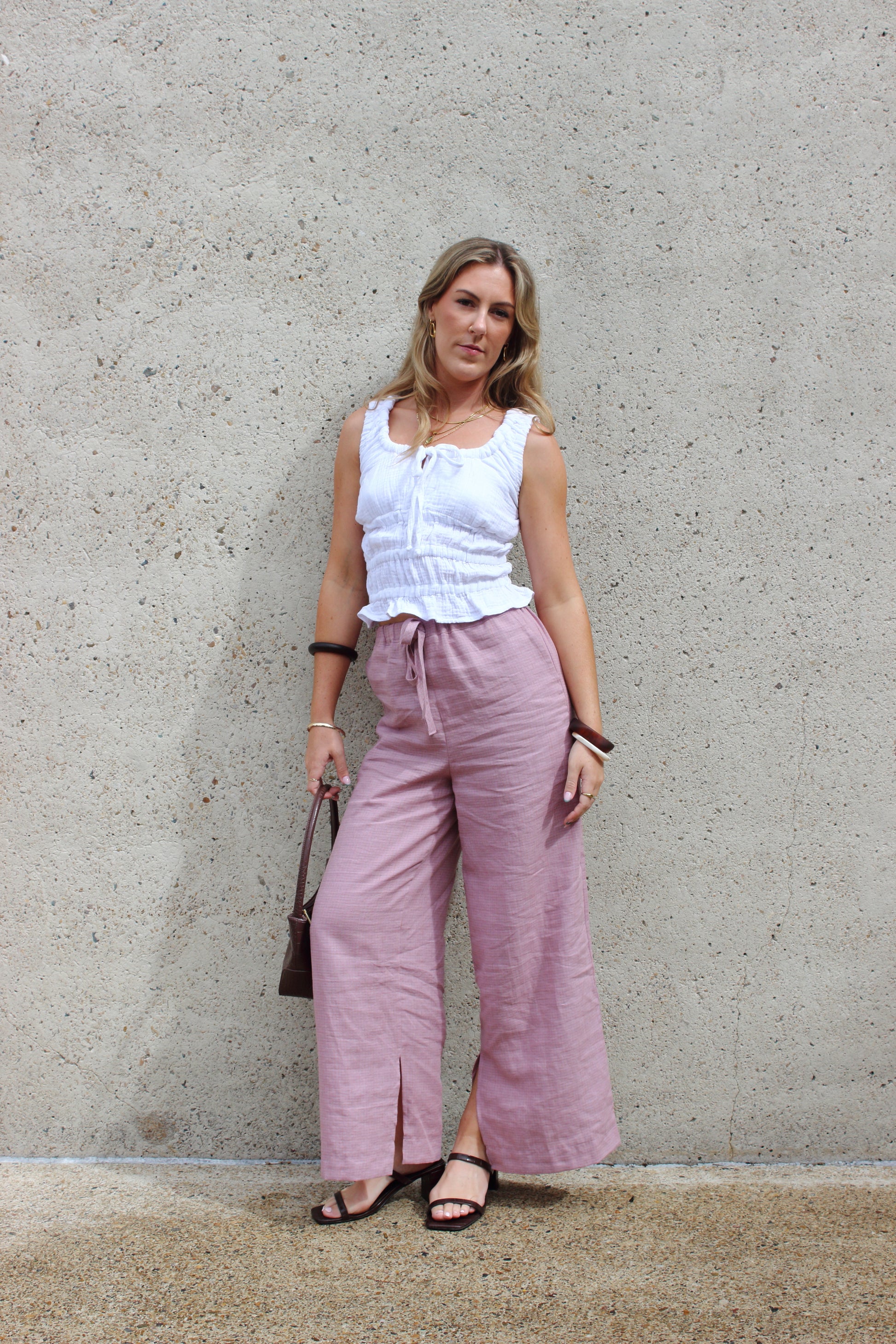 Charlie Pants in Lilac