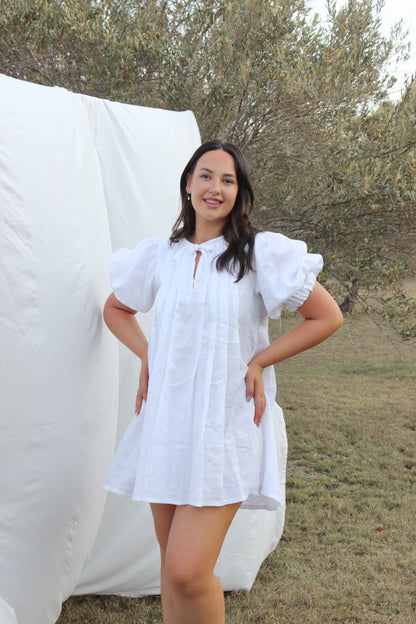 Palma Mini Dress in White
