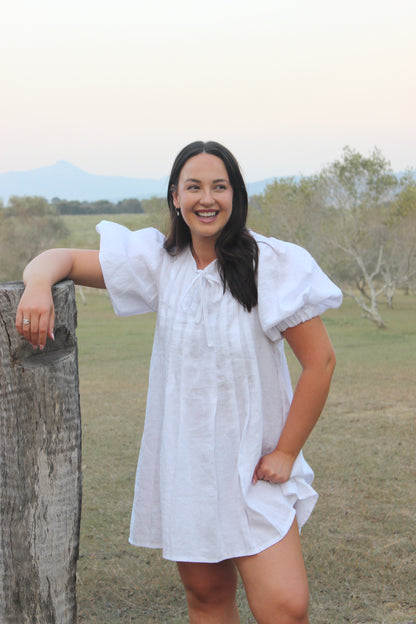 Palma Mini Dress in White