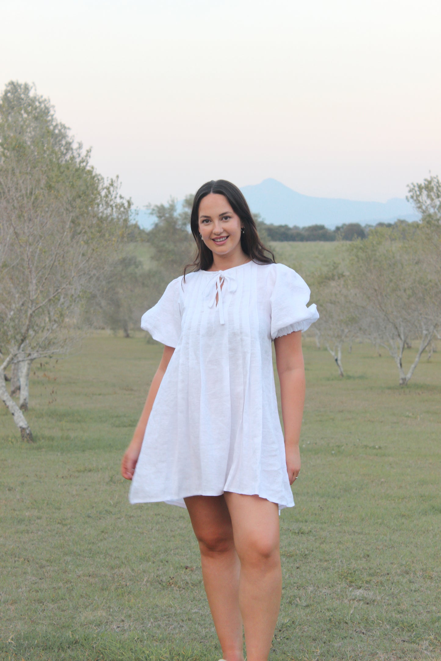 Palma Mini Dress in White