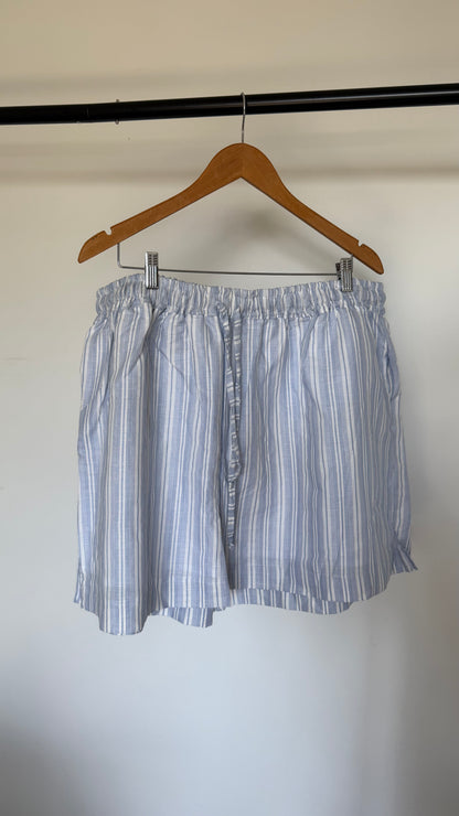 SAMPLE Libby Shorts in Blue Stripe (4XL)