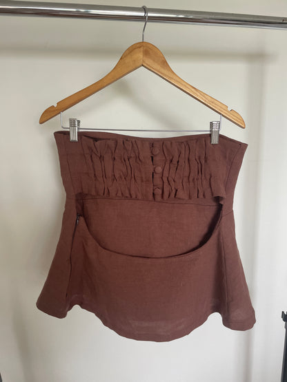 SAMPLE Dezi Top in Chocolate