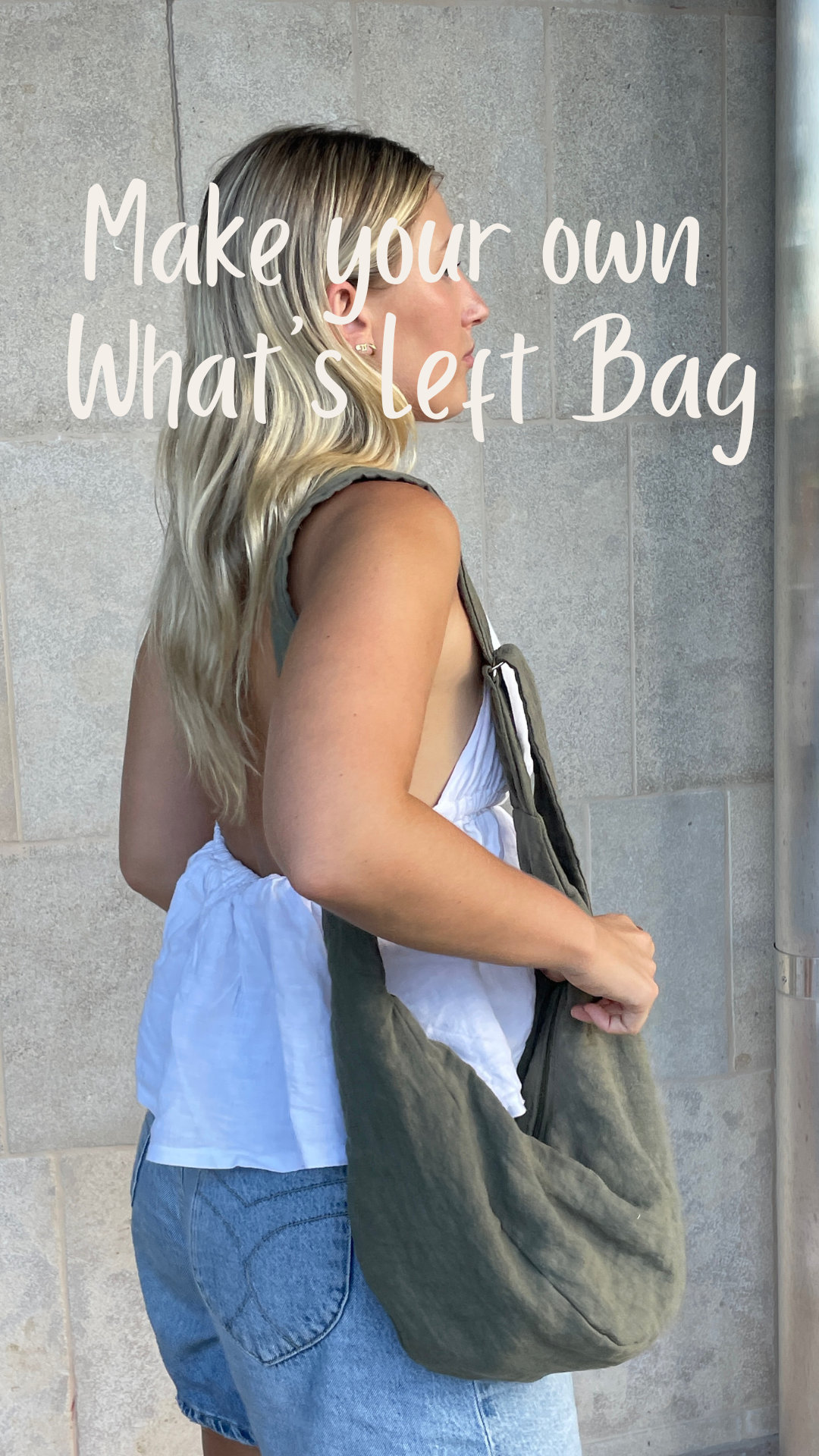 Sewing Pattern the What's Left Bag