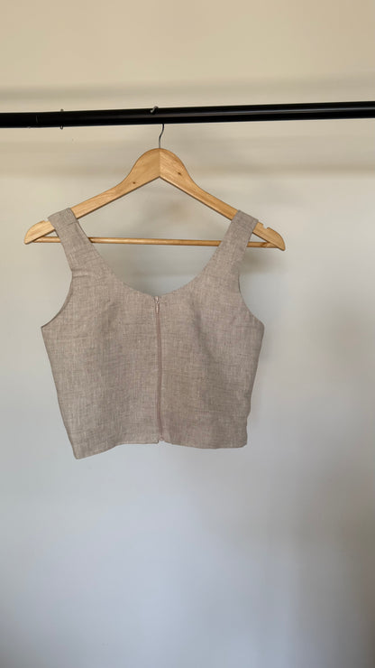 SAMPLE Odette Top in Oat (XS)