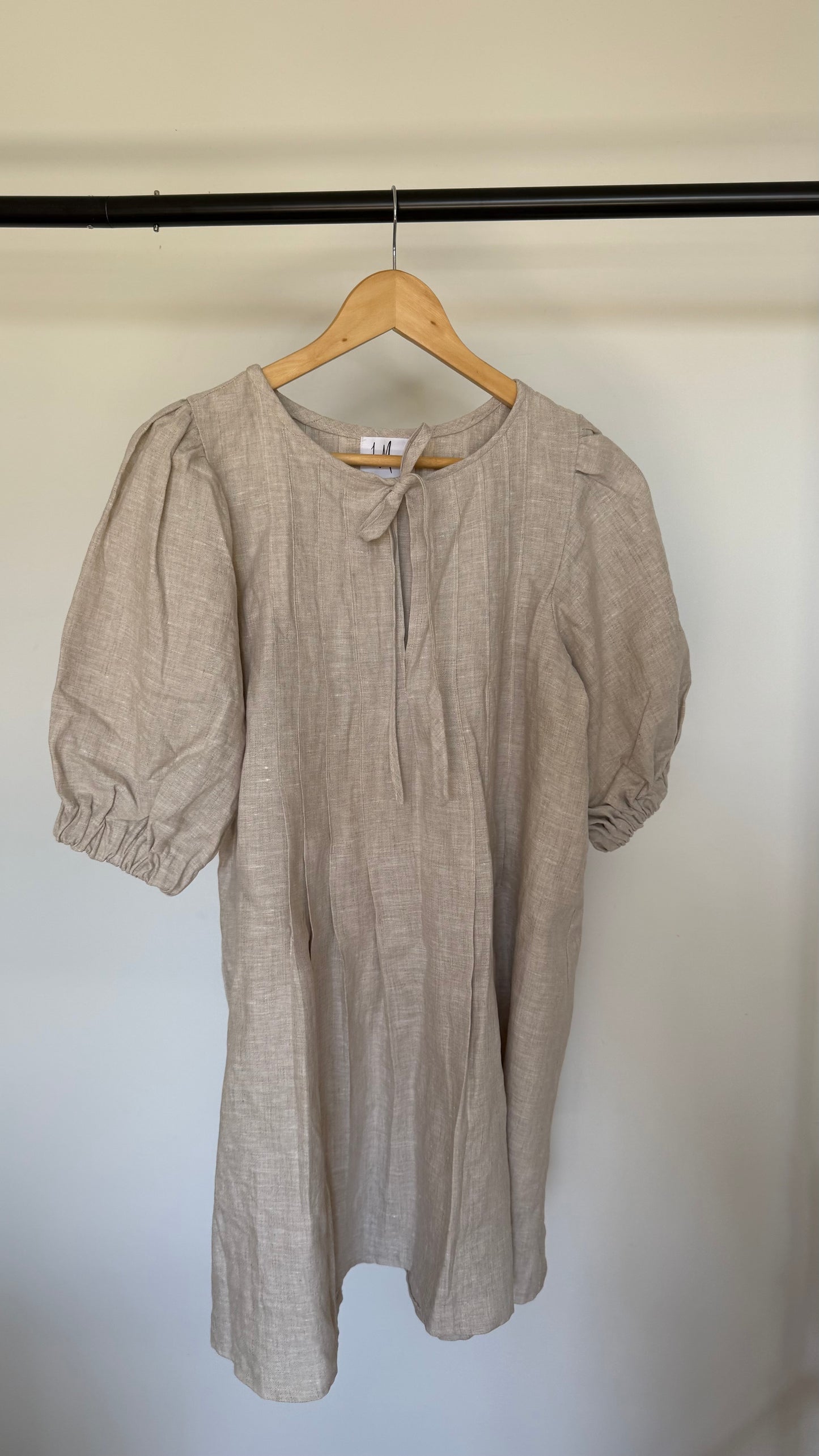 SAMPLE Palma Mini Dress in Oat (L)