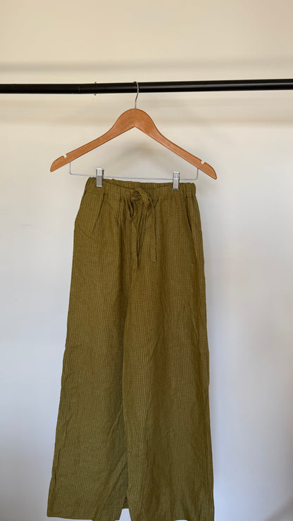 SAMPLE Charlie Pants in Pesto (XS)