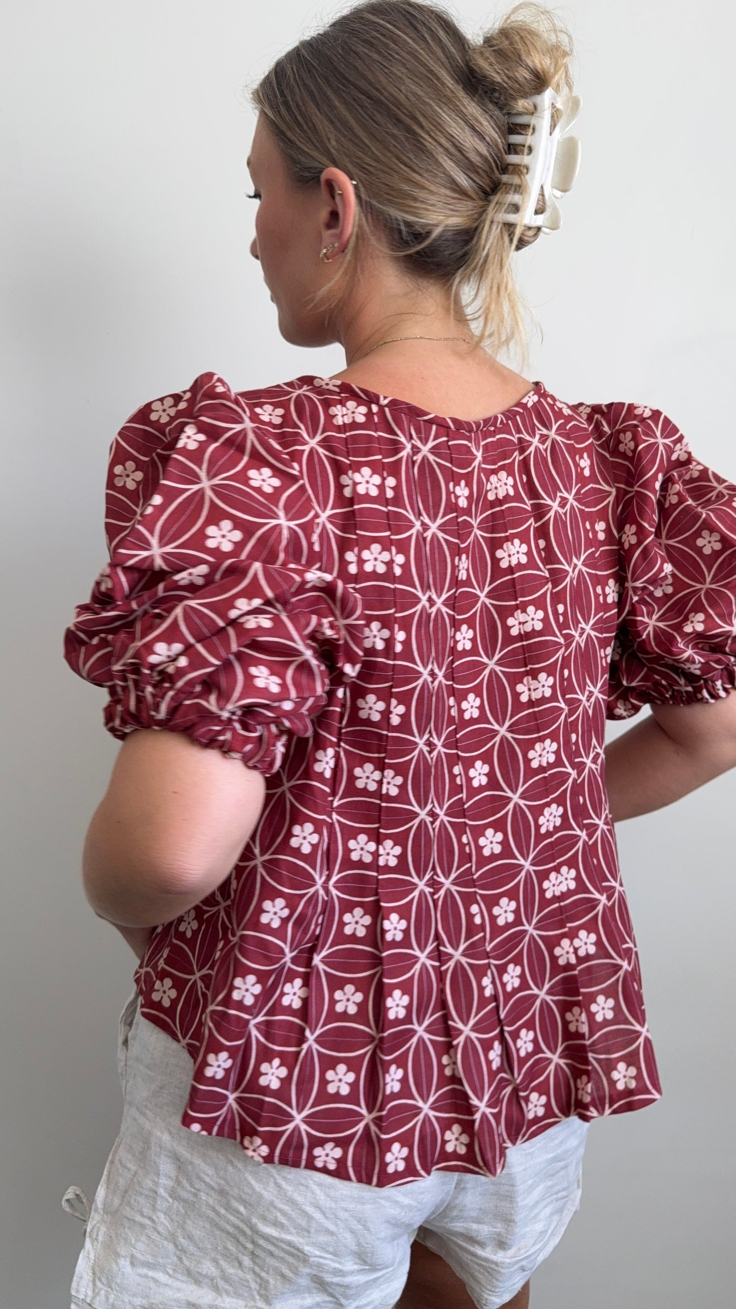 SAMPLE Palma Blouse in Sakura (M)