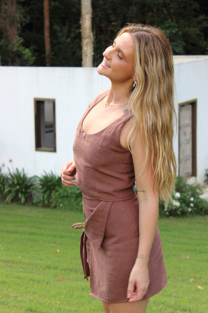 Odette Top in Chocolate