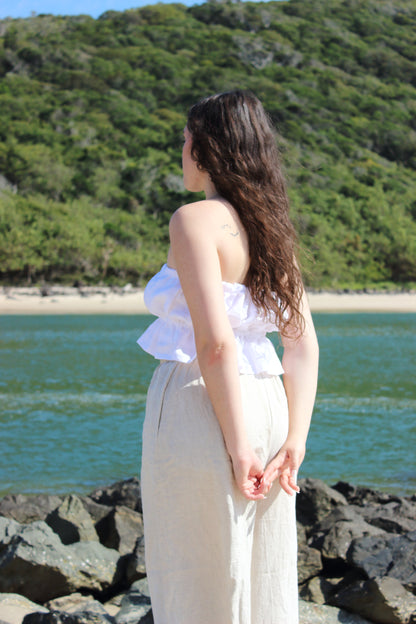 Billie Bandeau in White