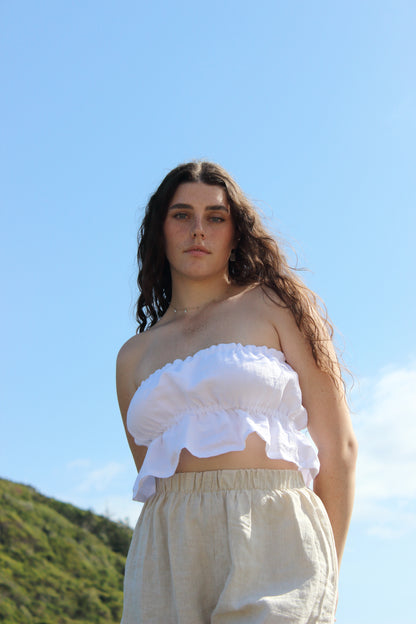 Billie Bandeau in White