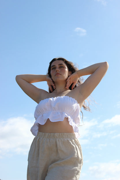 Billie Bandeau in White