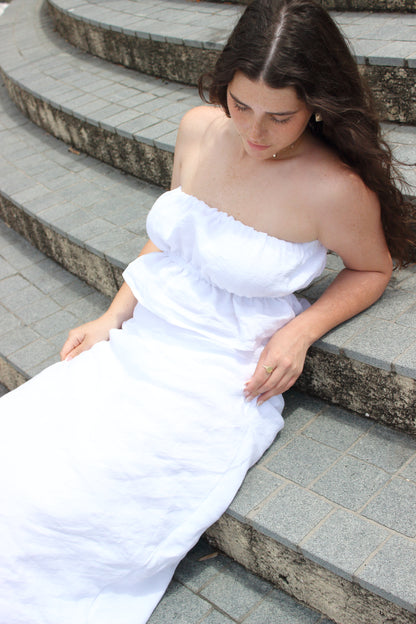 Billie Bandeau in White