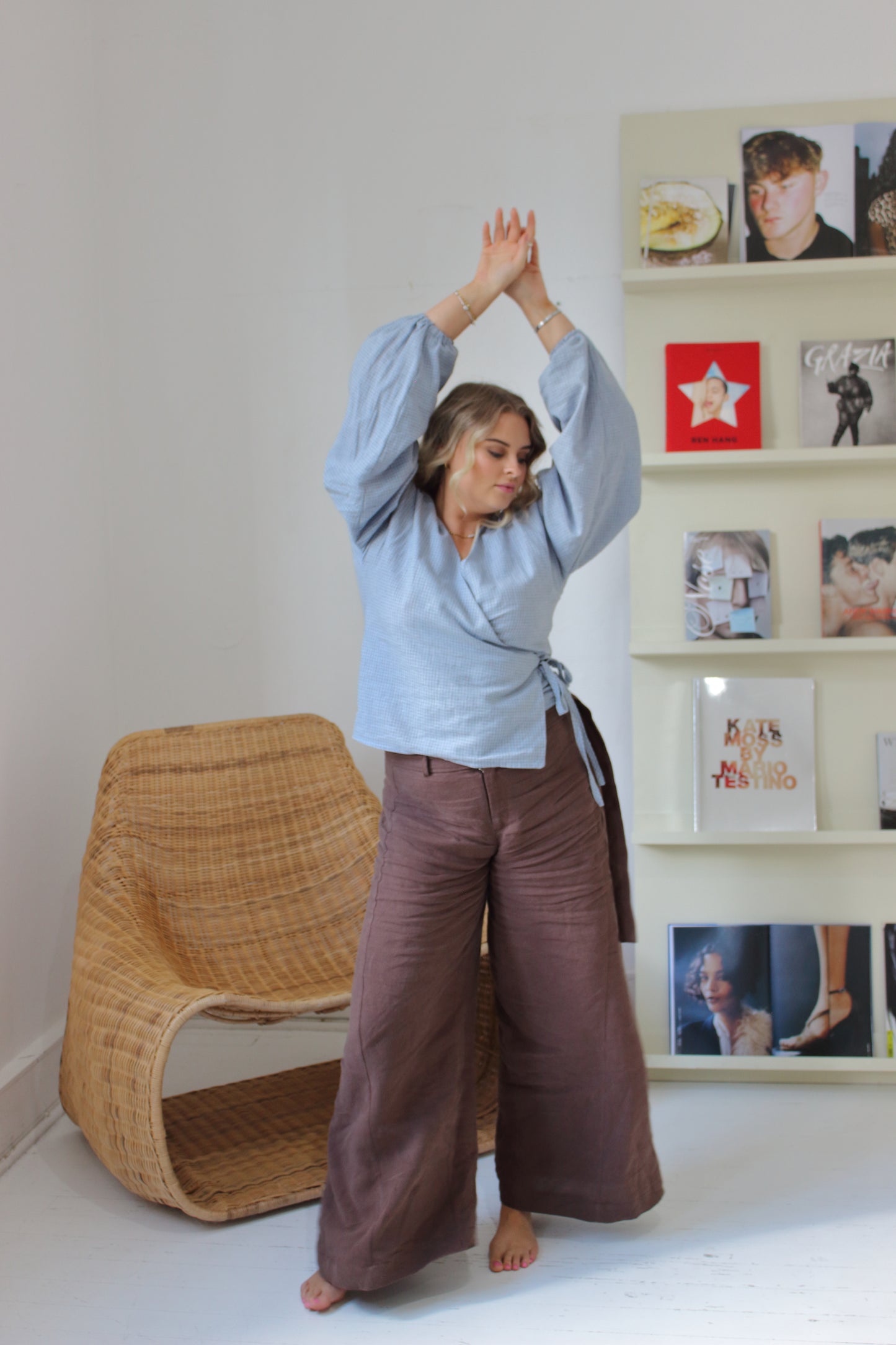 Charlie Wrap Top Sewing Pattern (PDF)