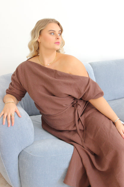 Alice Top in Mocha