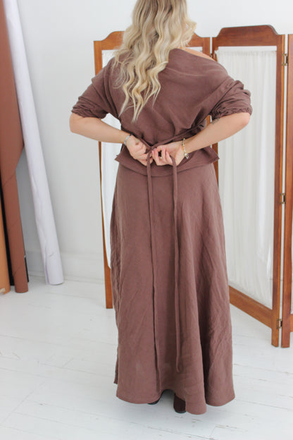 Alice Top in Mocha
