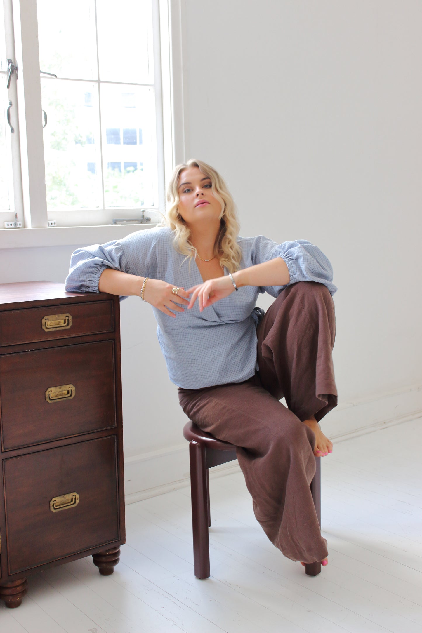 Evan Trousers in Mocha
