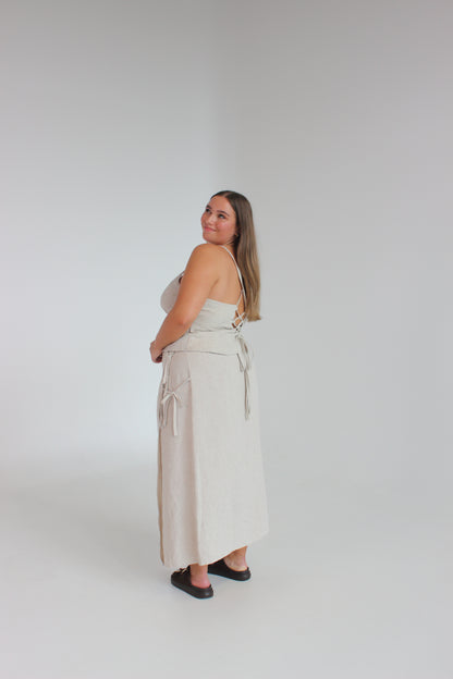 PREORDER Charlie Wrap Skirt in Oat