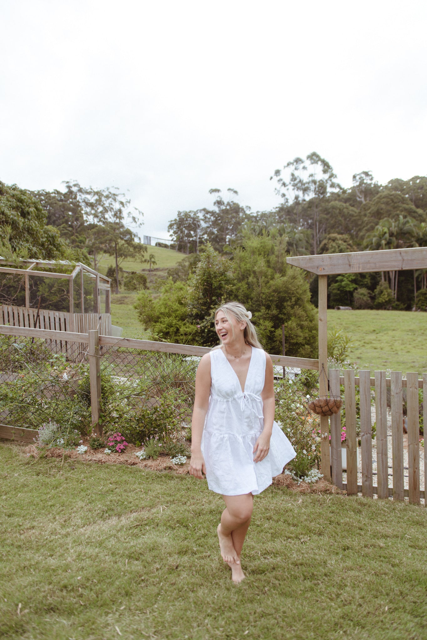 Daria Dress in White – In May